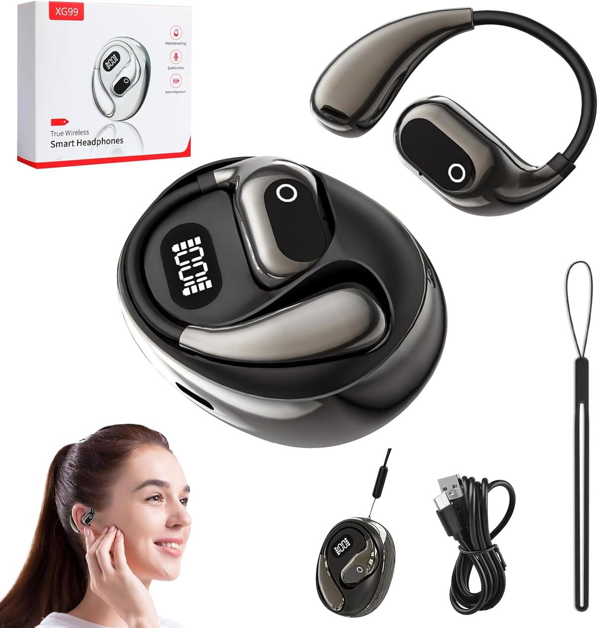 Translation Headphones, Open Air Traductor, Openair 5 Owls Translation Wireless Bluetooth Earphones, Ai Headphones Language Translation, photo 2 of 6