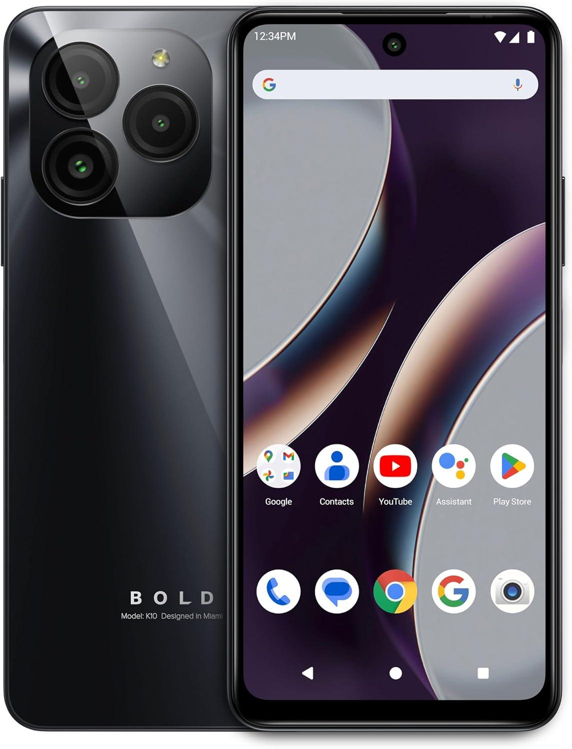 BOLD K10 Smartphone (128GB ROM / 12GB RAM - 4GB + 8GB Xtra RAM) Unlocked - Brand New - 1 Year Warranty, photo 4 of 7