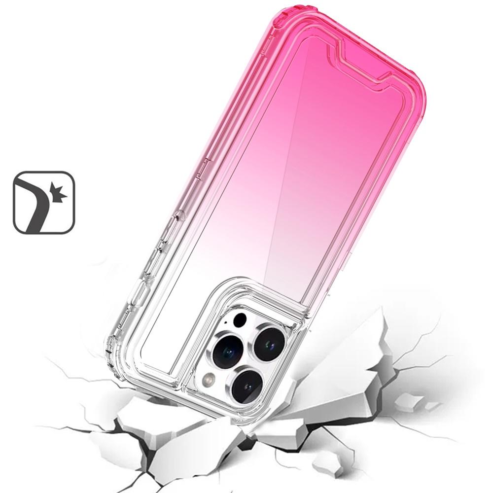 iPhone 12 Pro Max 6.7" 3-in-1 Two-Tone Shockproof Transparent Hybrid Case – Clear, photo 3 of 4