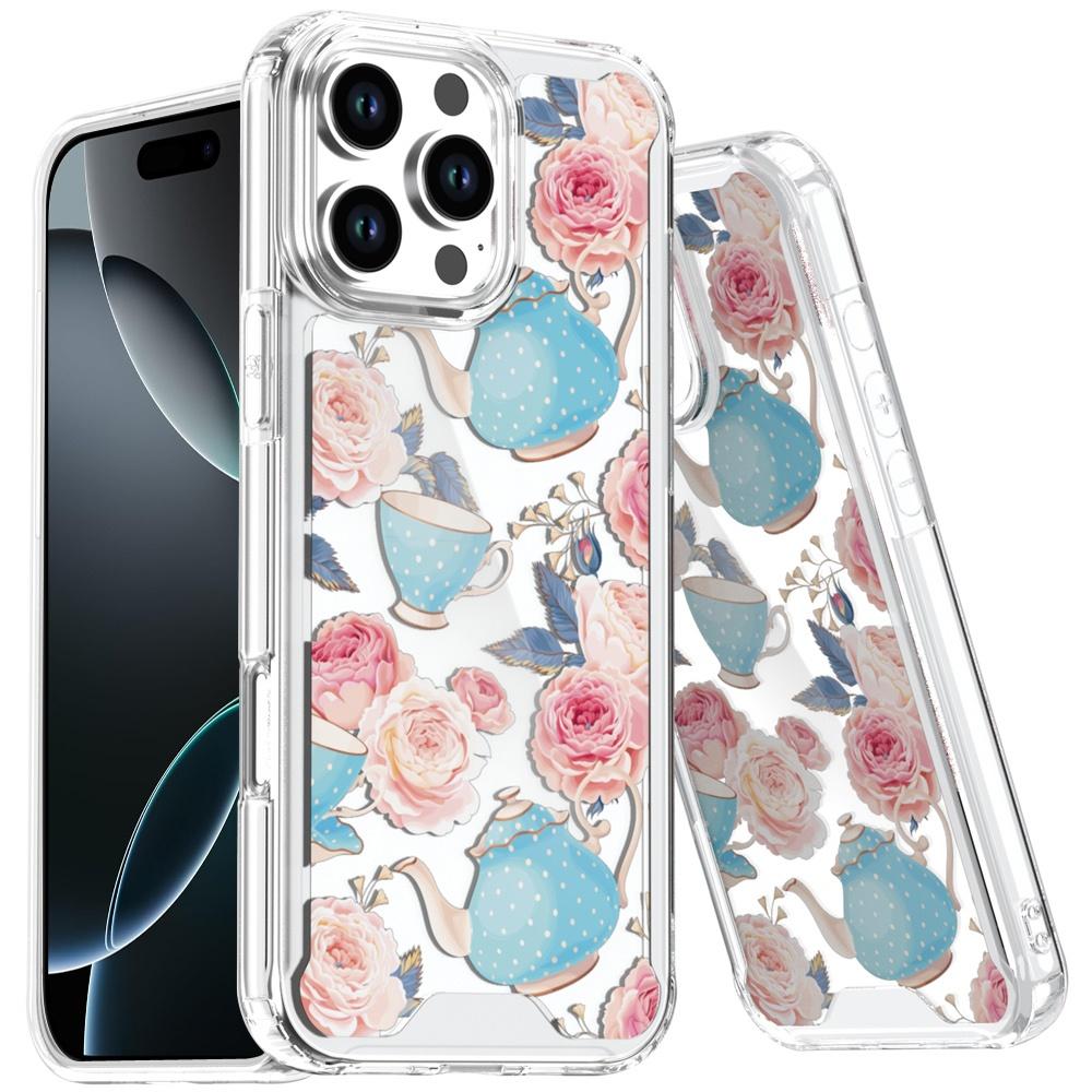 Clear Protective iPhone 16 Pro Max Case with Tropical Parrot Design | Available in Multiple Colors | US Seller | Free Delivery, photo 2 of 3