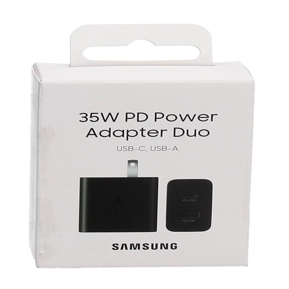 SAMSUNG 35W Dual Port Wall Charger - Black