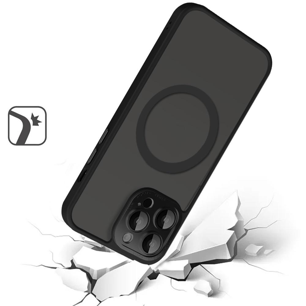 For iPhone 11 Pro MAX (XI6.5) Complete Protection HQ Hybrid with Metal Tempered Camera Glass - Black, photo 2 of 3