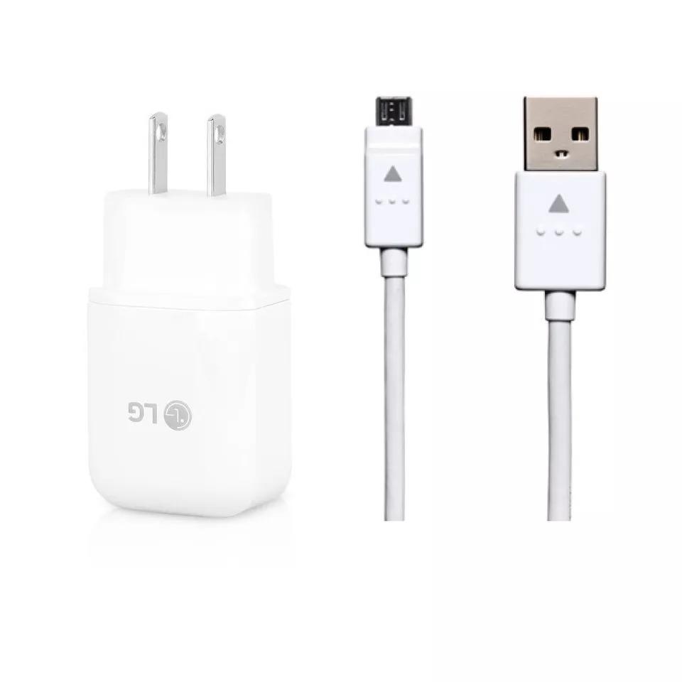 LG Fast Charger & Micro Cable G4 G5 Stylo 2 3 K4 K7 K8 K10 Nexus 5 100% Original, photo 2 of 2