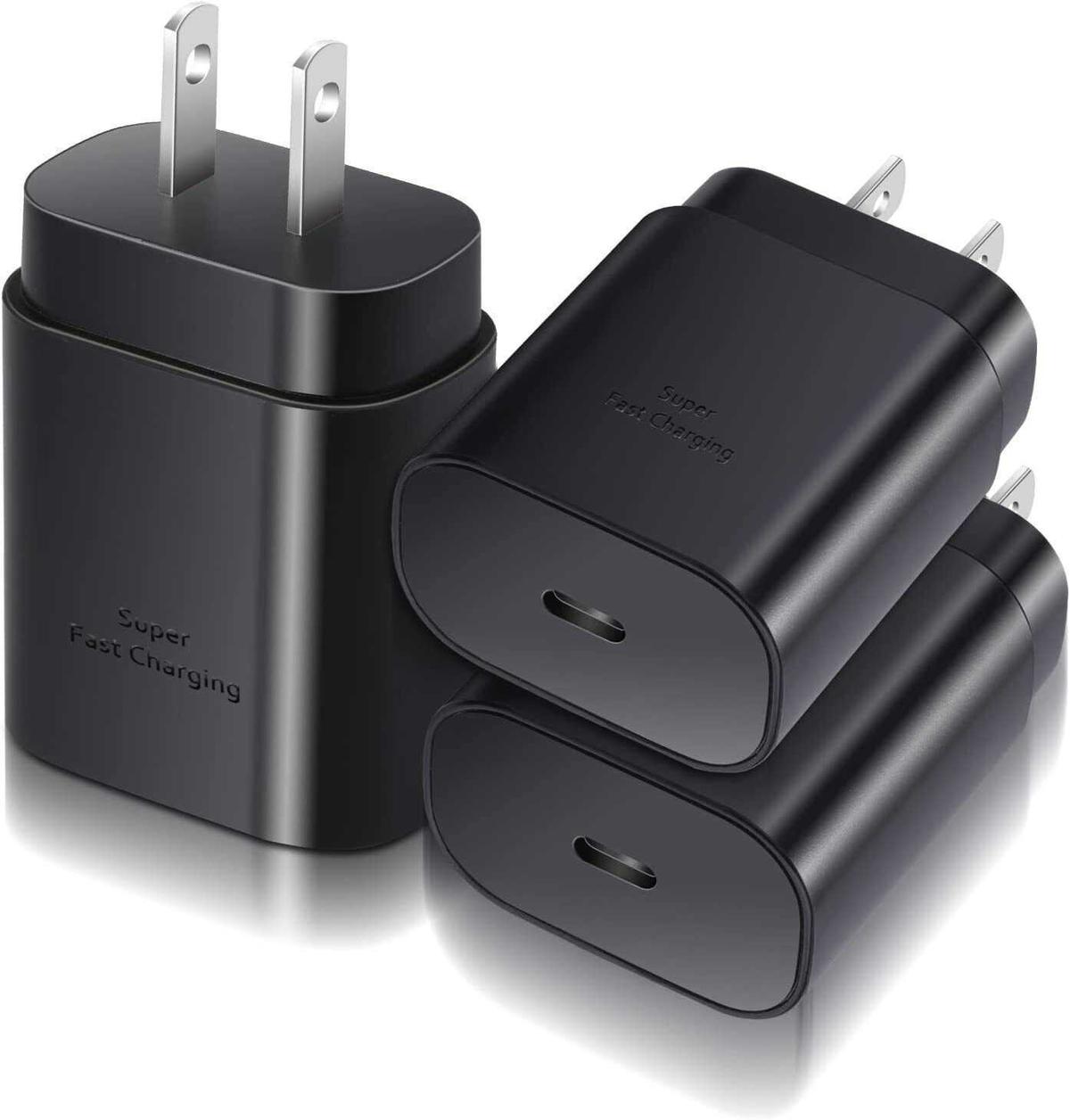 Samsung Travel Fast Charger 25W USB-C Plug PD Type C Cable For Samsung S21 S22 S23 Note 20 5G