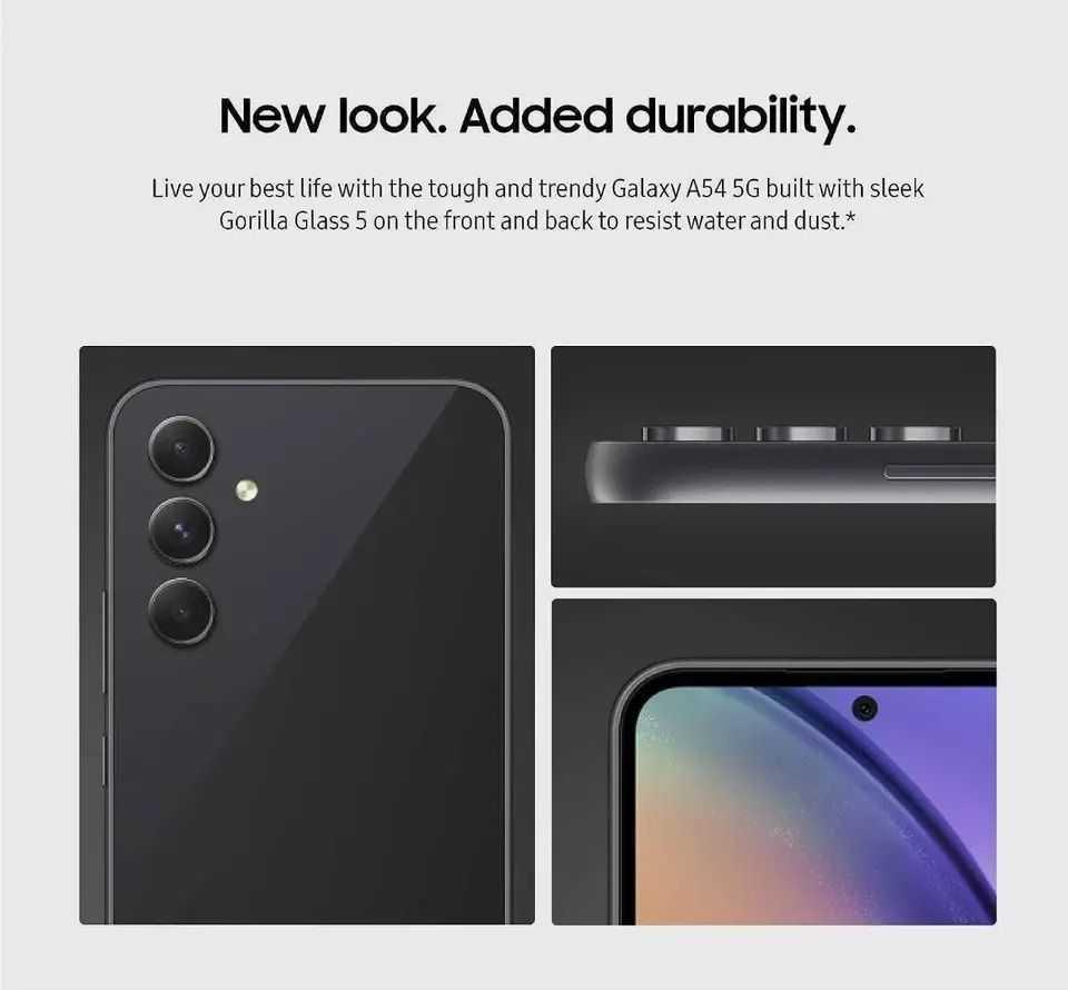 Samsung Galaxy A54 SM-A546U1 5G 128GB BLACK GSM UNLOCKED, photo 3 of 3