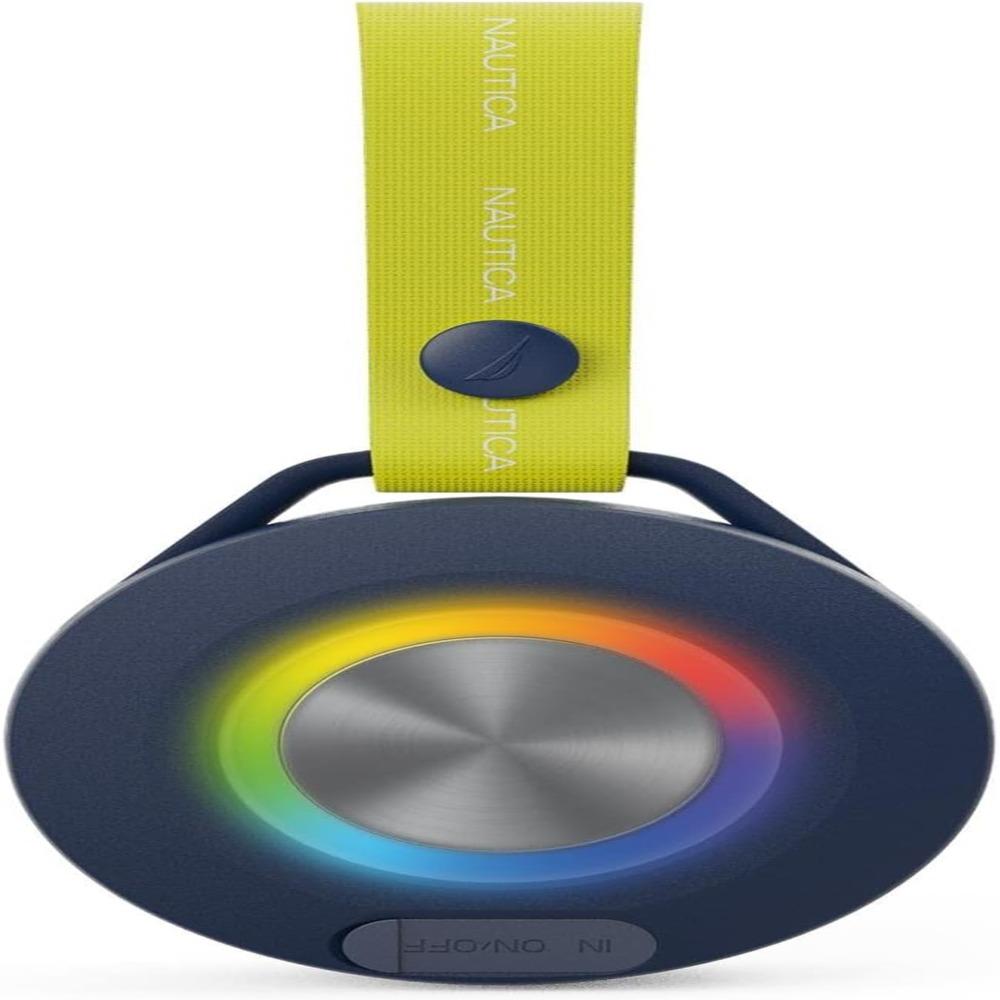 Nautica S20 Portable Bluetooth Speaker, Wireless, TWS Pairing, IPX5 Splashproof, Dynamic Led Lights, Bluetooth 5.1, Carrying Strap, Advanced Sound for Home, Outdoor, photo 3 of 3