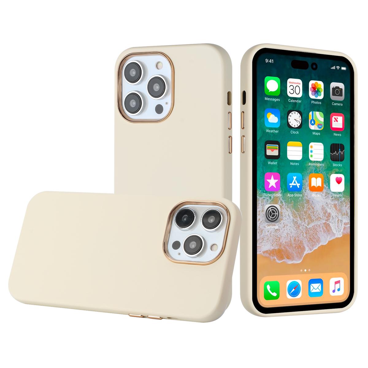 Apple iPhone 14 PRO MAX 6.7" Classy Slick Chrome-Edged Hybrid Case Cover – Elegant & Durable Protection, photo 9 of 11