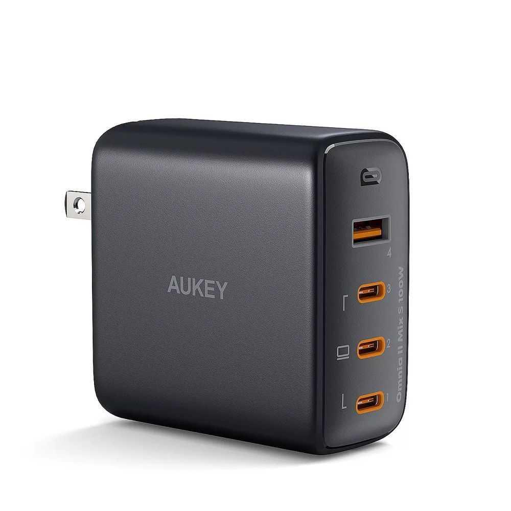 AUKEY PA-B7S VoltApex II Mix S 100W 4-Port PD Wall Charger, photo 2 of 8