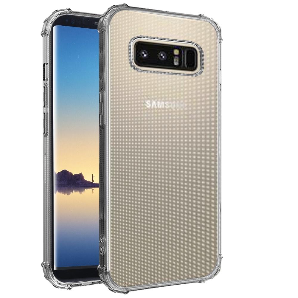 Samsung Galaxy Note 8 Shockproof Transparent Thick TPU Case Cover - Clear, photo 2 of 3