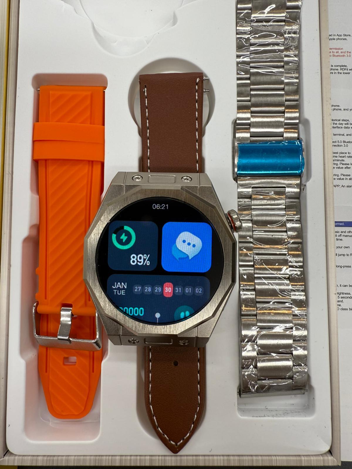 Smartwatch Z83 MAX Smart Watch Bluetooth Call Sleep Monitoring Blue Smart Watch, photo 2 of 3