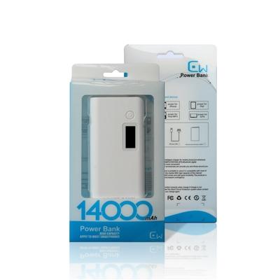 Power Bank 14000mAh w/LCD Orange in White/Orange, photo 3 of 3