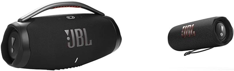JBL Boombox 3 Black Portable Bluetooth Speaker with Massive Sound, Deepest Bass, IPX7 Waterproof, 24H Playtime Flip 6 Portable Bluetooth Speaker, IPX7 Waterproof, 12 Hours Playtime, photo 2 of 5