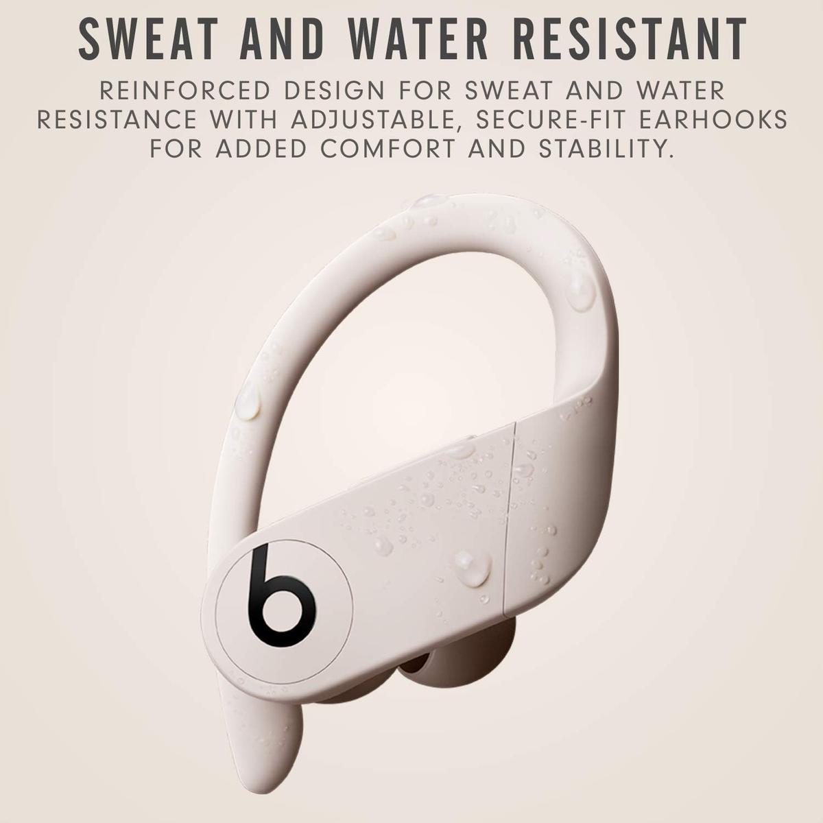 Beats Powerbeats Pro Wireless Earbuds - Apple H1 Headphone Chip, Class 1 Bluetooth Headphones, 9 Hours of Listening Time, Sweat Resistant, Built-in Microphone - Ivory, photo 3 of 7