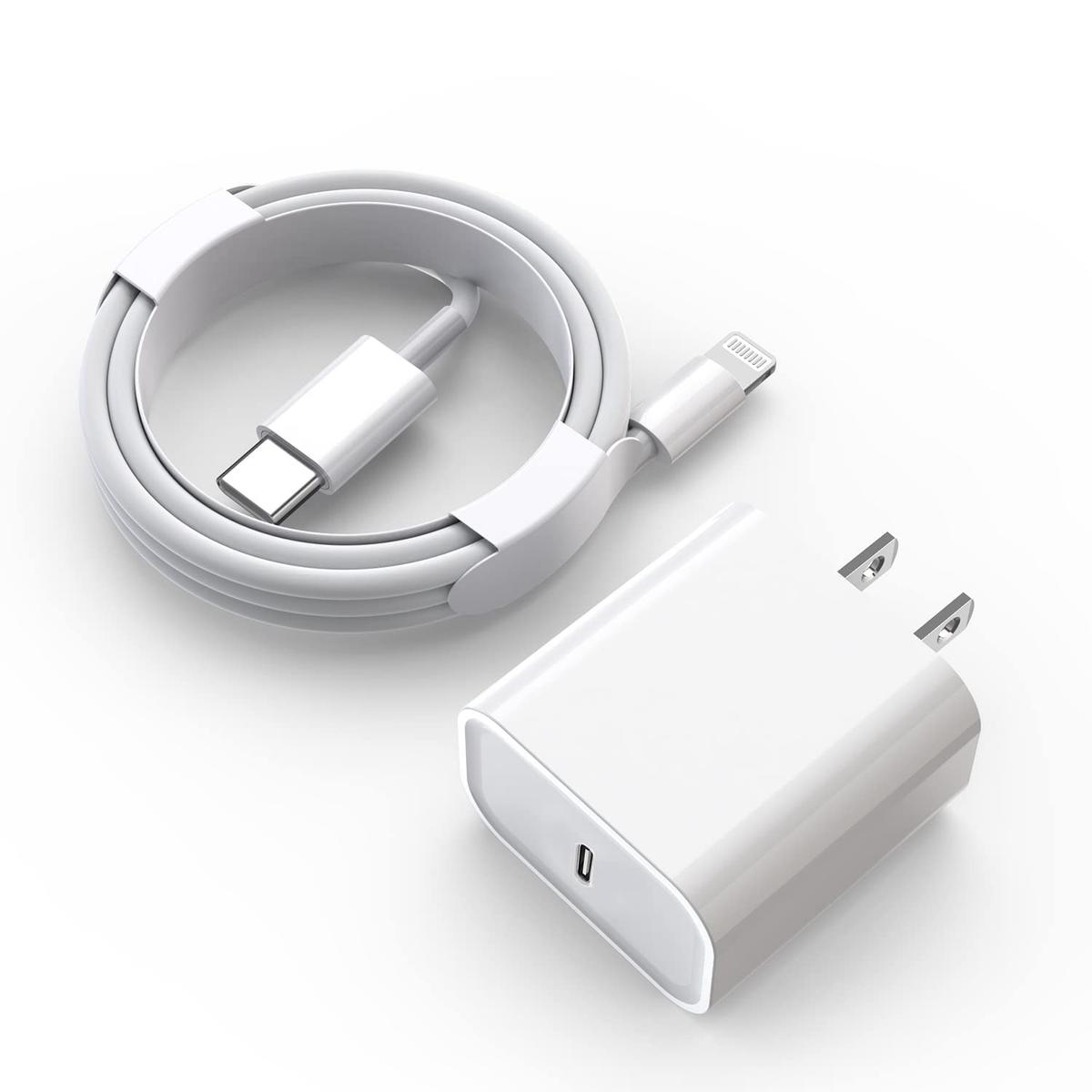 iPhone Fast Charger, 20W USB C iPhone Charger Plug with 1M Fast Charging Cable, Type C Fast Charger Compatible with iPhone 14/14 Plus/14 Pro/14 Pro Max/13