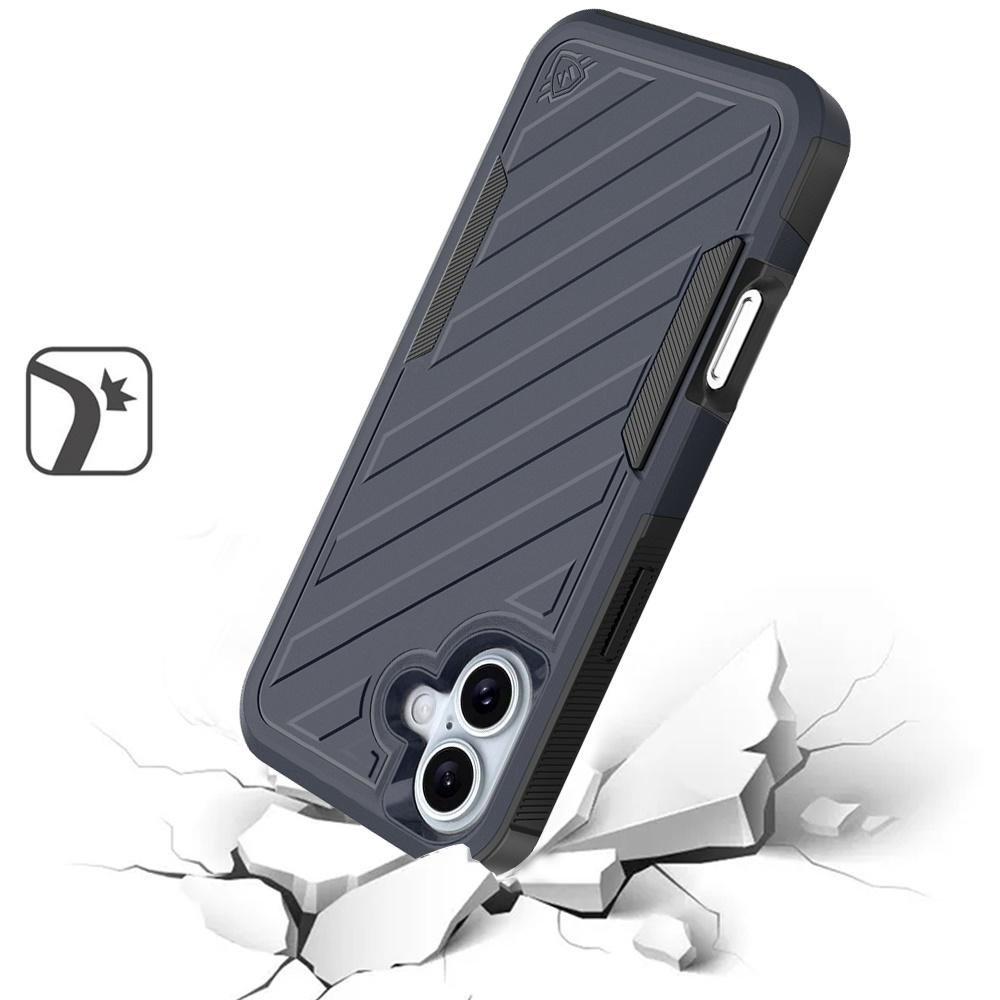 iPhone 16 Plus 6.7" METKASE Dual Layer Hybrid – Noble Lined, Slide-Out Pack, photo 4 of 12