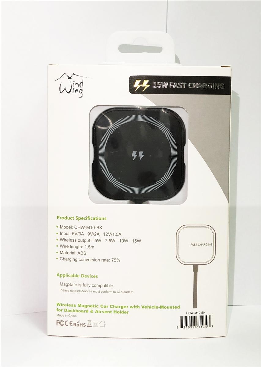 Wireless Magnetic Charger W Vehicle-Mounted for Dashboard & Air vent Holder, photo 2 of 2