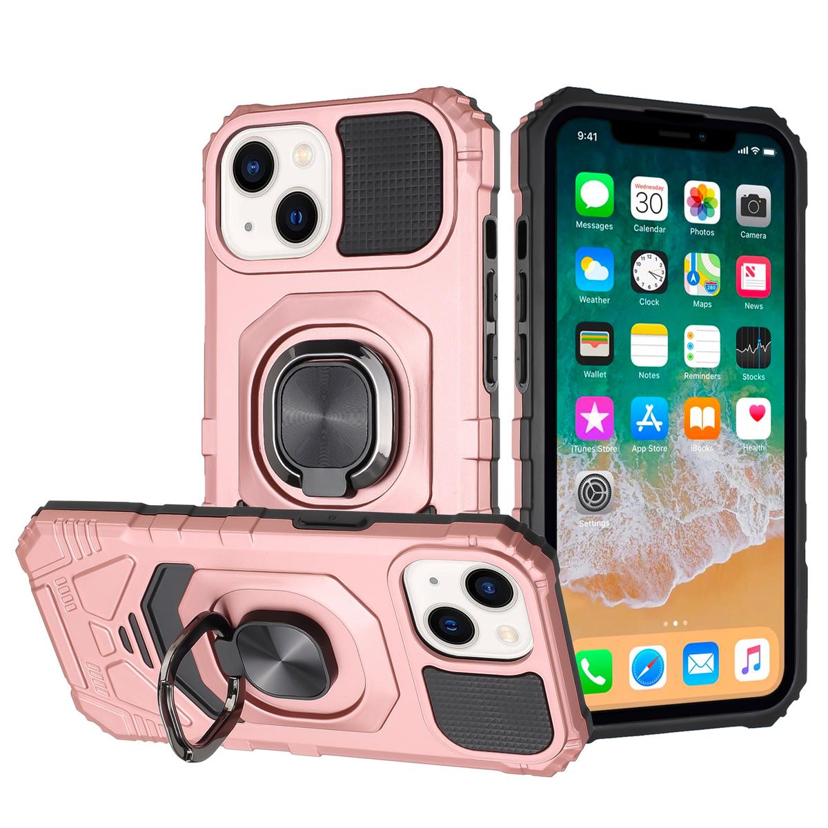 iPhone 15 Pro Max Robotic Hybrid Case – Magnetic Ring Stand, Shockproof, Rugged Armor Cover, photo 5 of 7