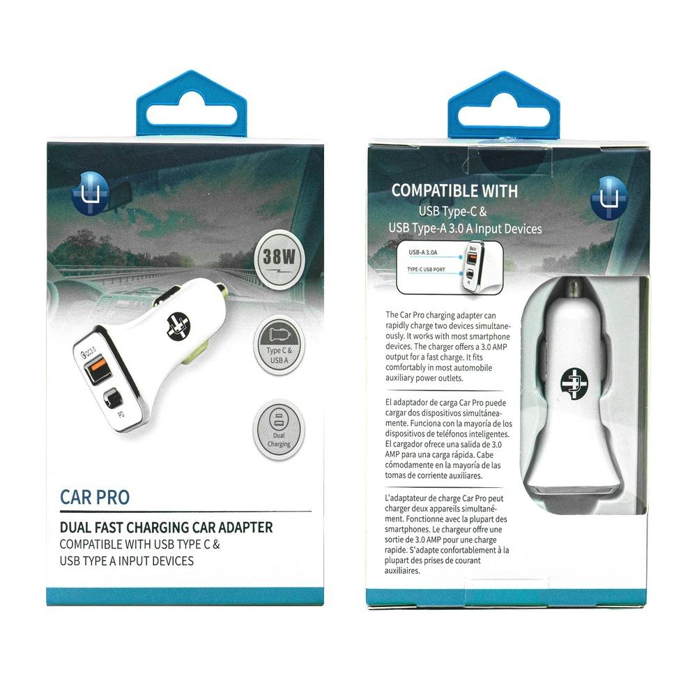 UPLUS CAR CHARGER-WHITE