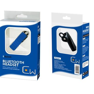 Bluetooth Headset with Volume Control BT619V in Blue