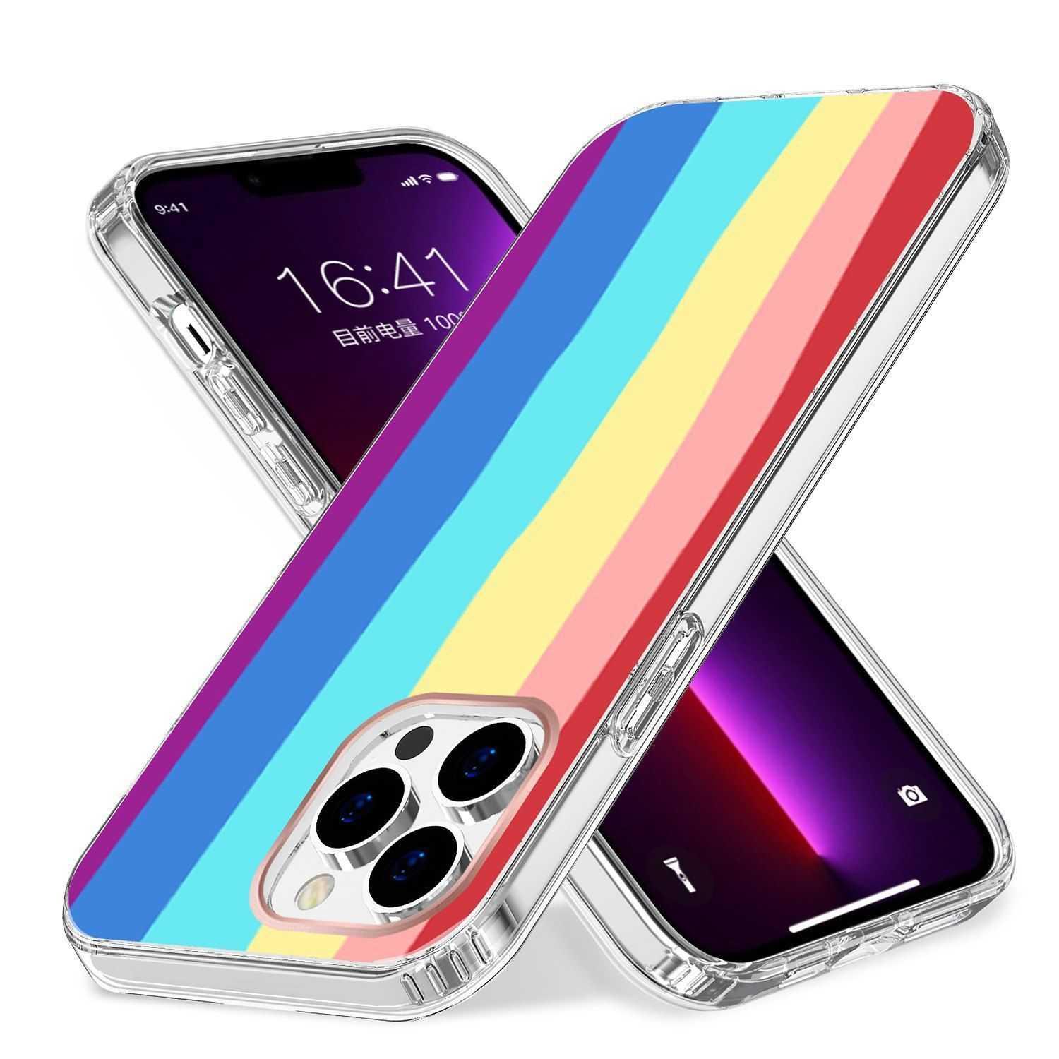 Iphone 11 pro Max Rainbow case cover