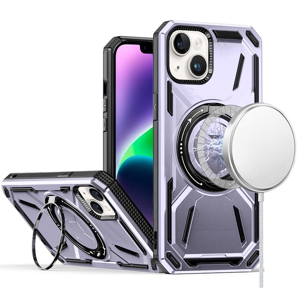 iPhone 14 PLUS Loop Hybrid Case with [Magnetic Ring Circle] | 360° Rotational Kickstand | Shockproof Transparent Cover, photo 7 of 8