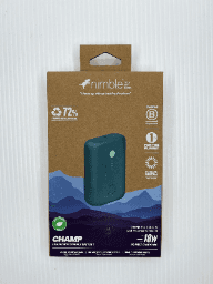 Nimble Champ 10,000mAh Compact USB-C&A Battery - 18w PD Fast Charging