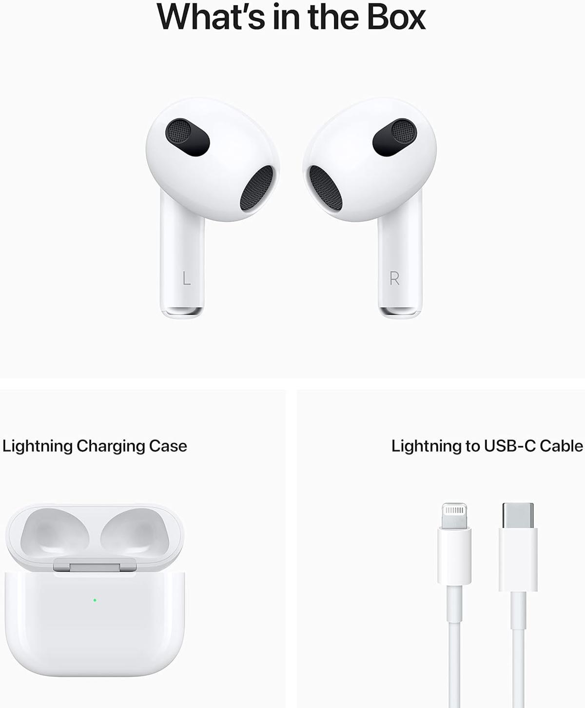 Original OEM Apple AirPods (3rd Generation) – True Wireless Bluetooth Earbuds with Personalized Spatial Audio, MagSafe Charging Case, Sweat & Water Resistance, photo 5 of 5