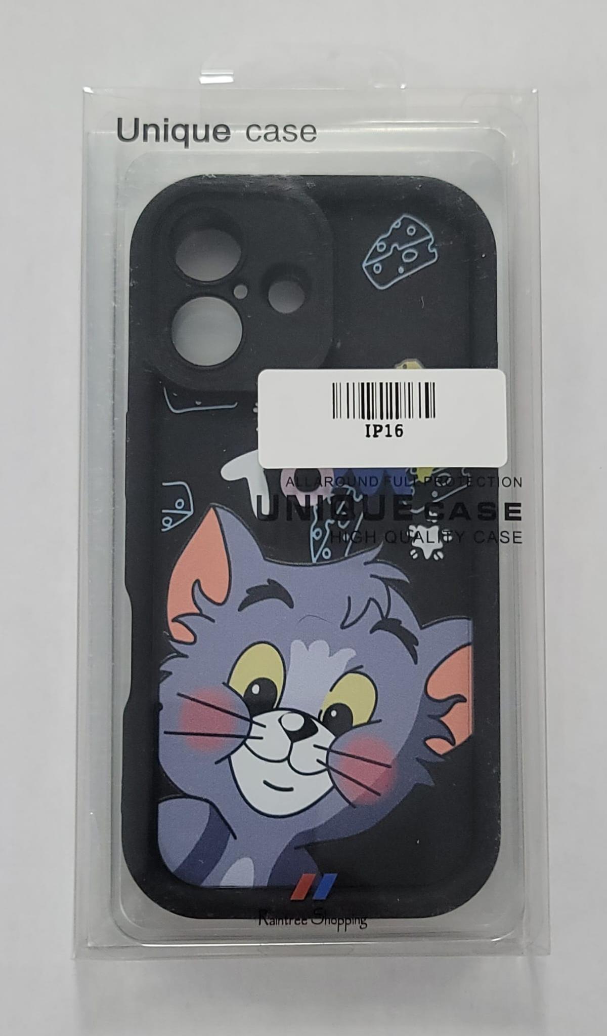 Cheesy Grin – Tom’s Happy Vibes Cartoon Case (IP16)