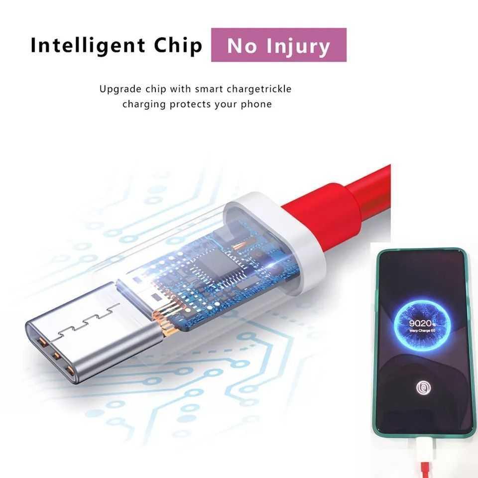Warp Charging Cable Charger Dash Charge For Oneplus 8 7 7t 6 6t 5 Pro Nord 2 N10, photo 3 of 5