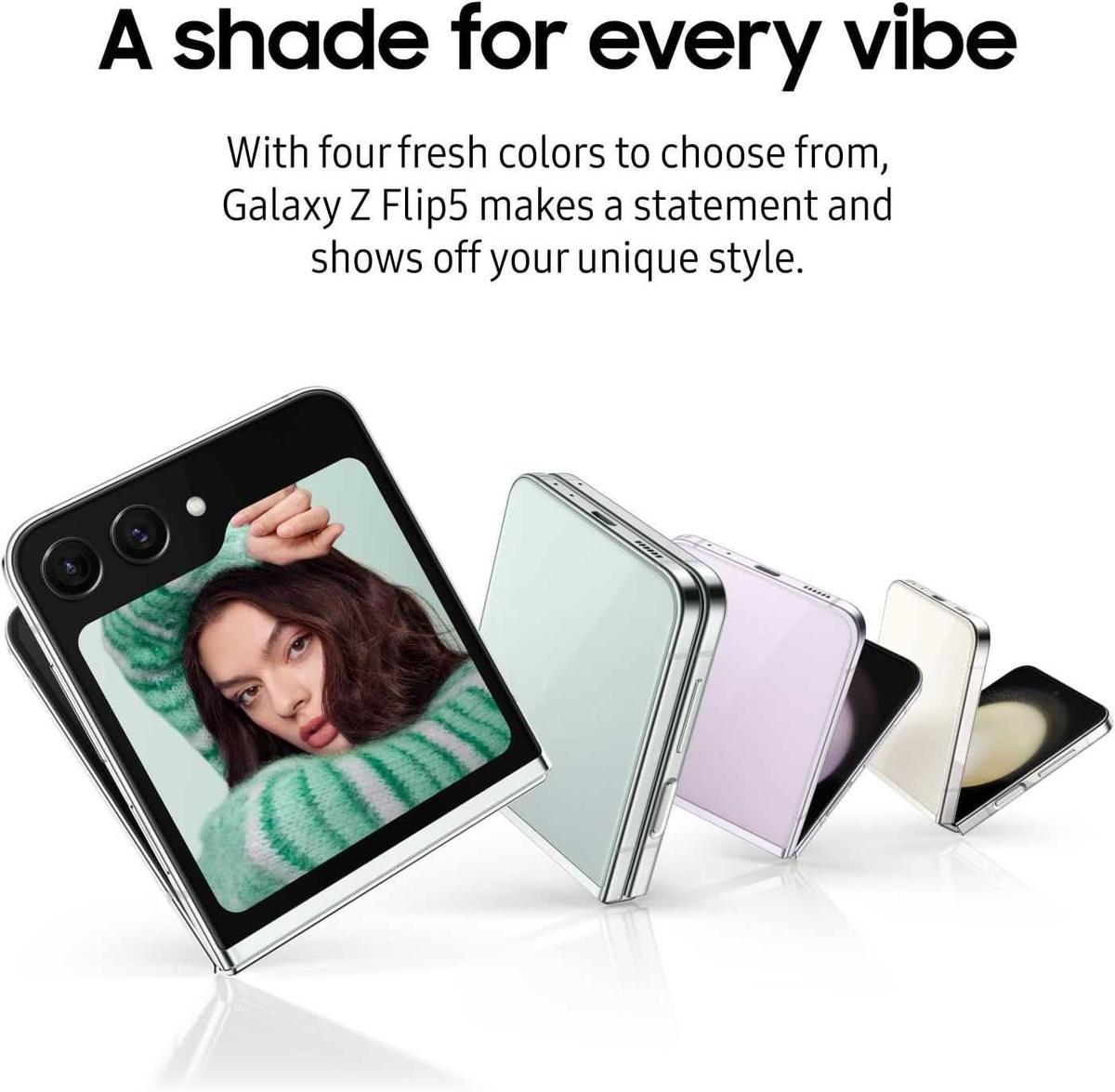 SAMSUNG Galaxy Z Flip 5 AI Phone, 256GB Unlocked Not Refurbished (Original Parts), photo 4 of 5