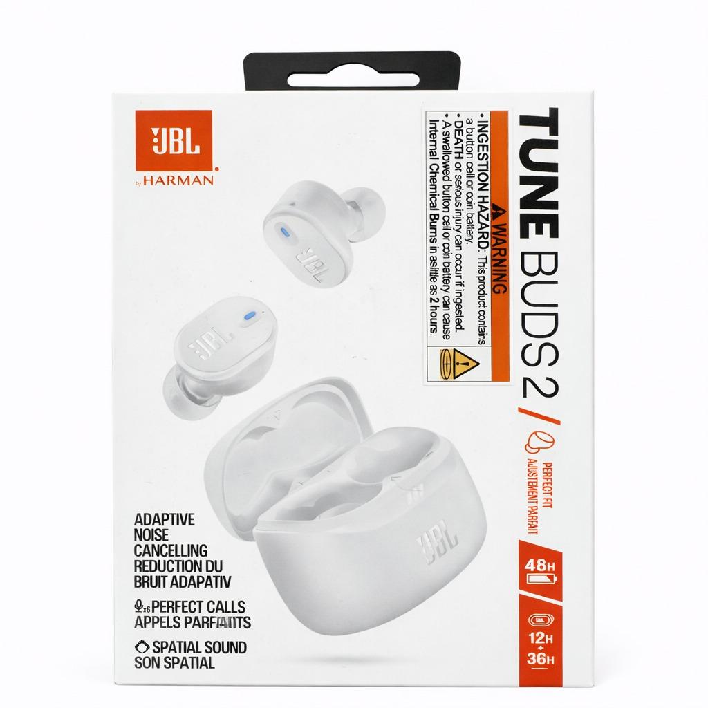 JBL Tune Buds 2 Wireless Bluetooth Earbuds - White