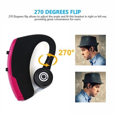 Sporty Bluetooth Earpieces with Microphone and Music 918M in Red, photo 4 of 9