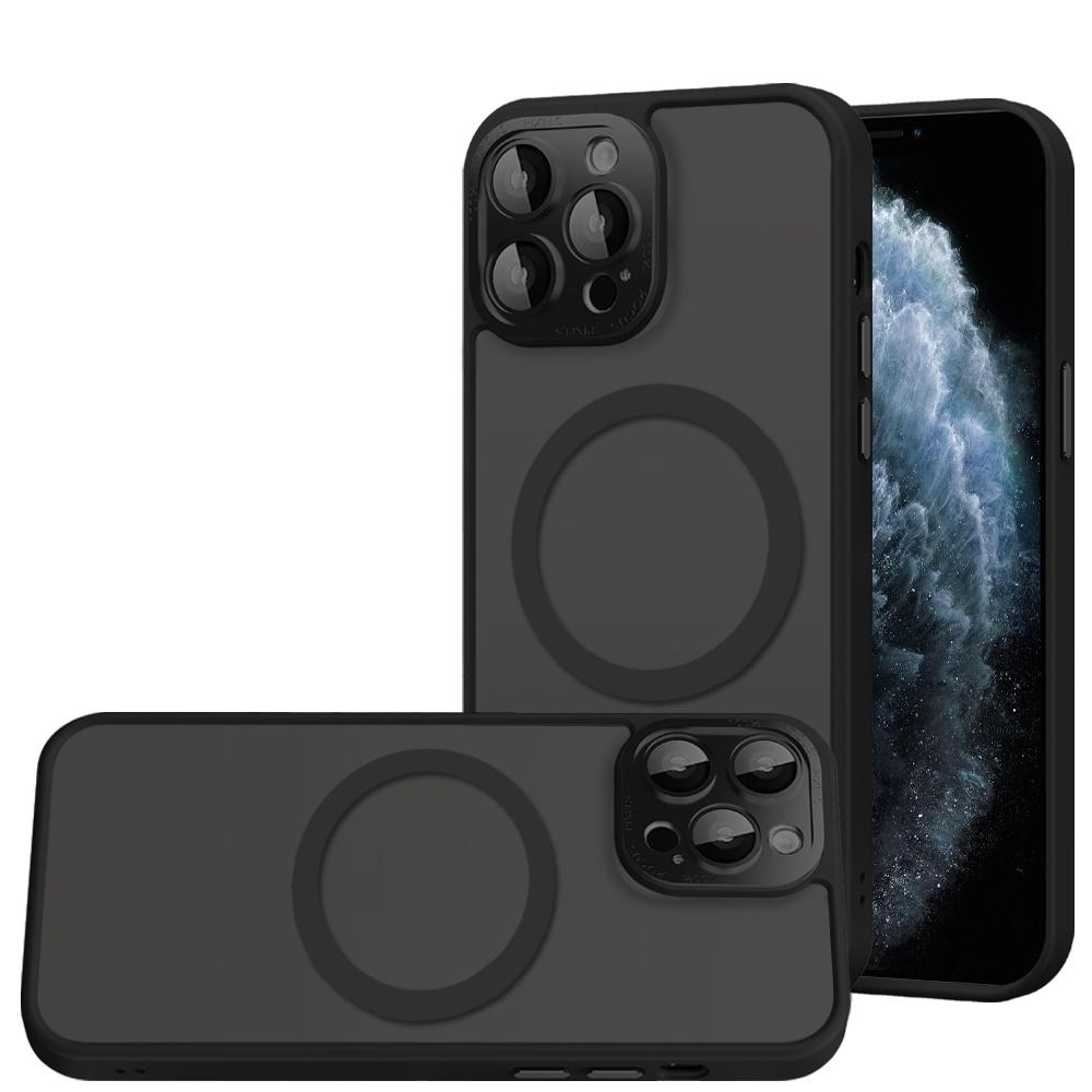 For iPhone 11 Pro MAX (XI6.5) Complete Protection HQ Hybrid with Metal Tempered Camera Glass - Black, photo 2 of 3