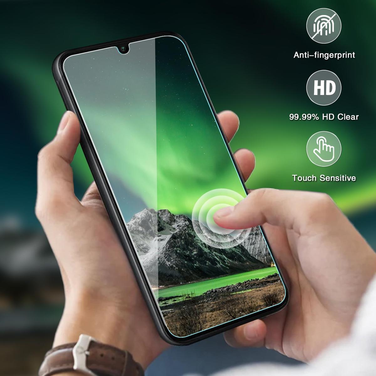 Pack of 3 Samsung Galaxy A15 Tempered Glass Screen Protectors – Ultra Durable, Anti-Scratch, HD Clarity & Easy Bubble-Free Install, photo 4 of 4