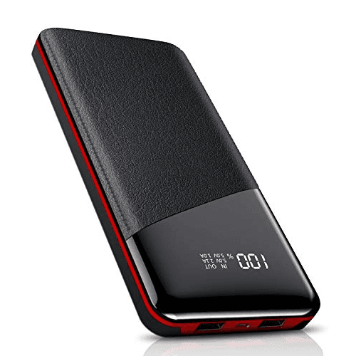 Power Bank 25000 mAh w/LCD in Black