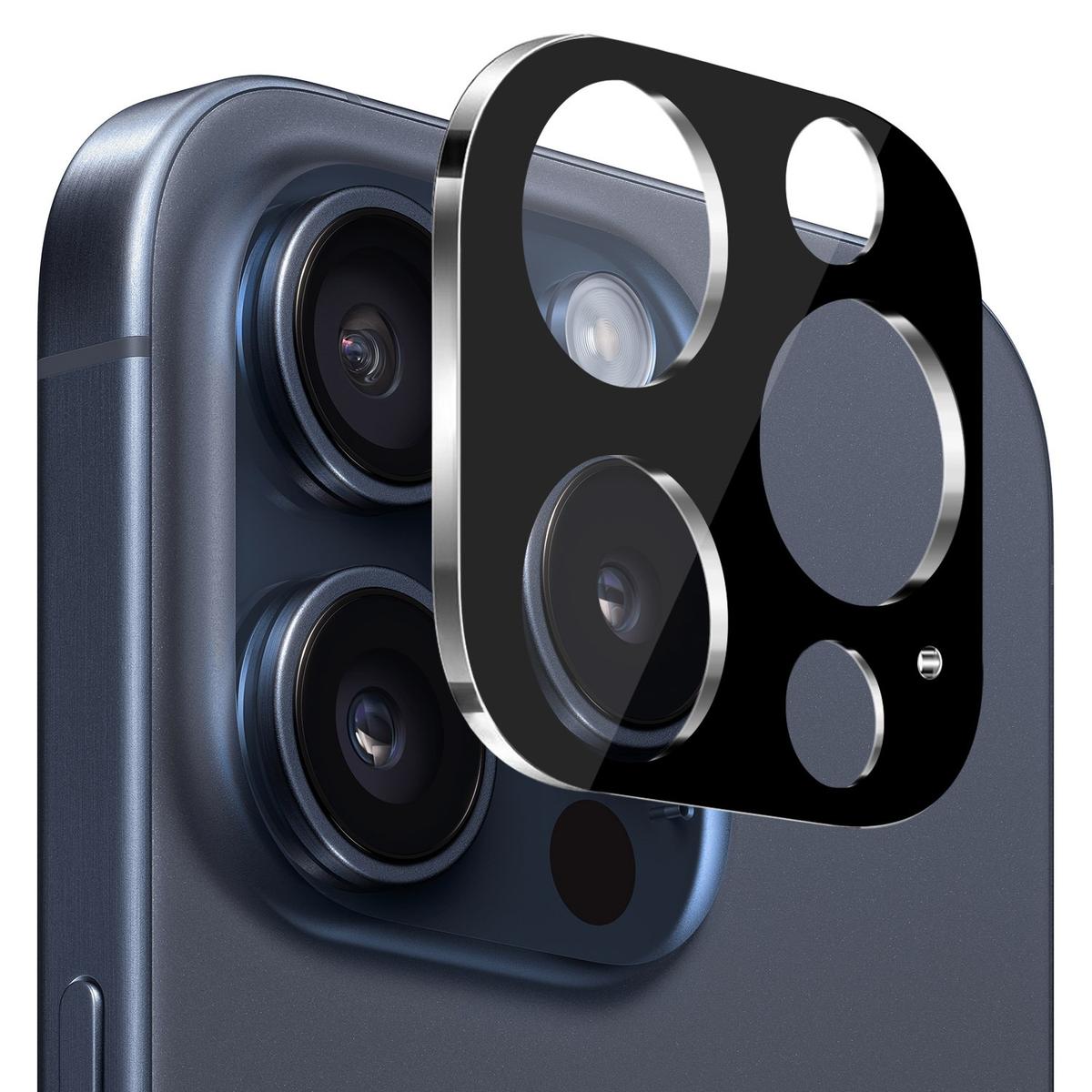 iPhone 15 Pro Max Camera Lens Protector Black, photo 2 of 2