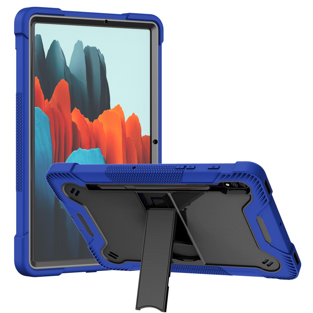 Samsung Tab S8 Tough Tablet Strong Kickstand Hybrid Case Cover - Dark Blue