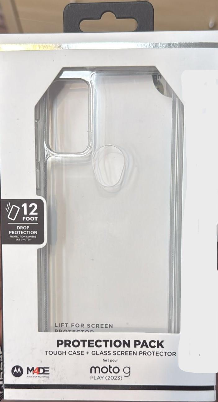 12FT Drop Protection Case + Screen Protector for Moto G Play (2023), photo 2 of 2