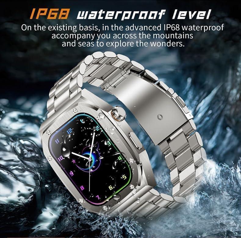 Z85 Max Smartwatch, Z85 Max Smart Watch,Z85 Smart Watch,Z85 Watch,2.1 Inch Utral Large HD Display,Ip68 Wate Rproof Smartwatch, Outdoor Sport Fitness Tracker Watch,460mah Super Long Standby