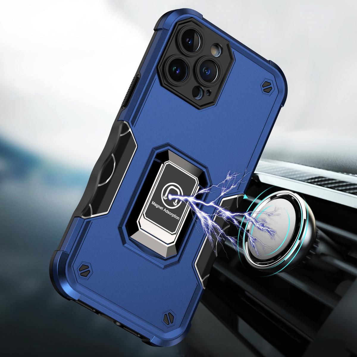 Apple iPhone 11 Pro MAX (XI6.5) OPTIMUM Magnetic Ring Stand Hybrid Case Cover, photo 5 of 7