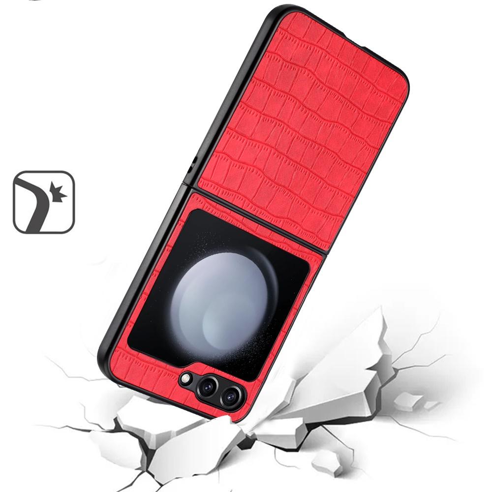 Luxury PU Vegan Leather Hard Case for Samsung Z Flip 6 – Premium Protection & Style, photo 6 of 6