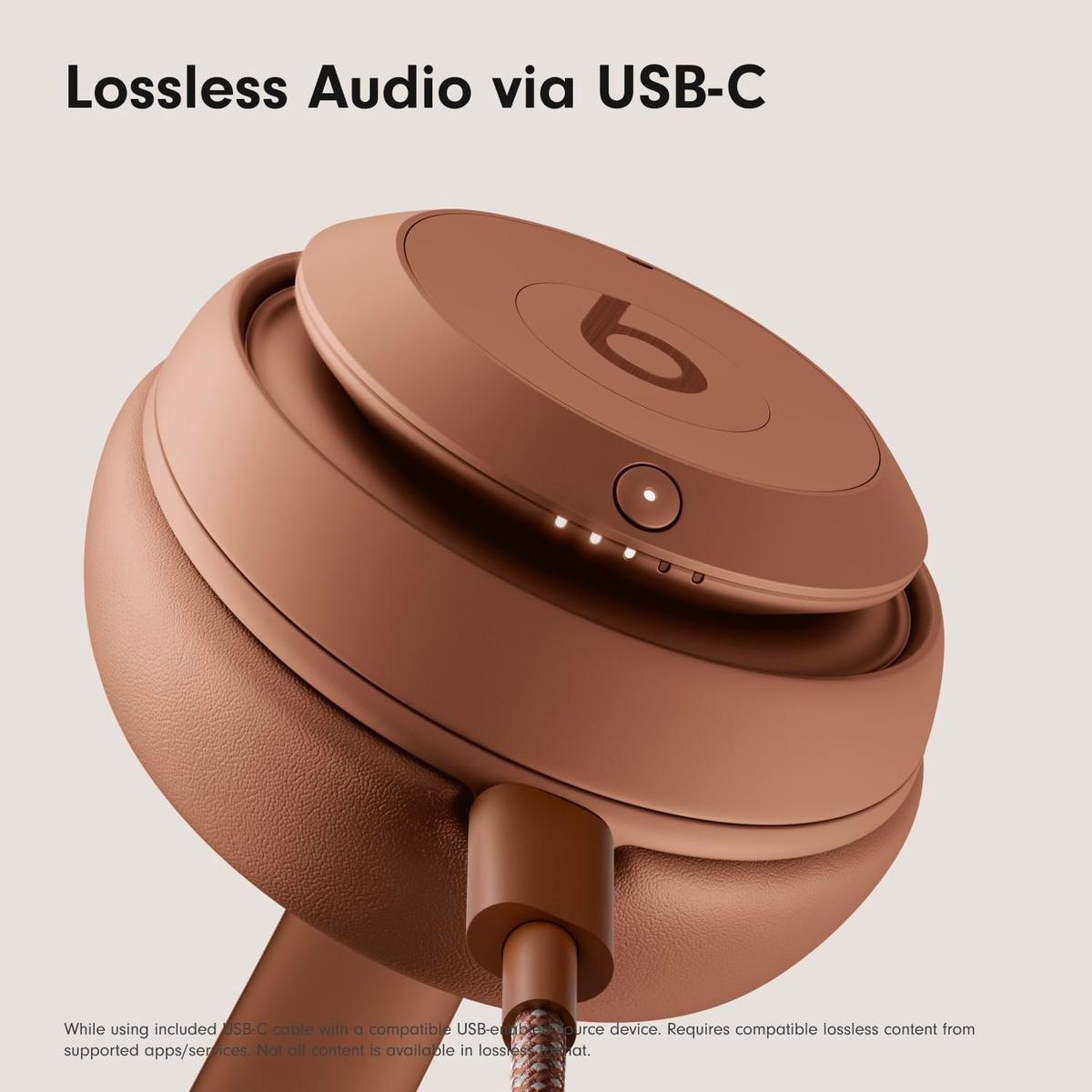 beats Studio Pro x Kim Kardashian – Bluetooth Noise Cancelling Headphones,Personalized Spatial Audio, USB-C Lossless Audio, Apple & Android Compatibility, Up to 40 Hours Battery Life - Dune, photo 3 of 4