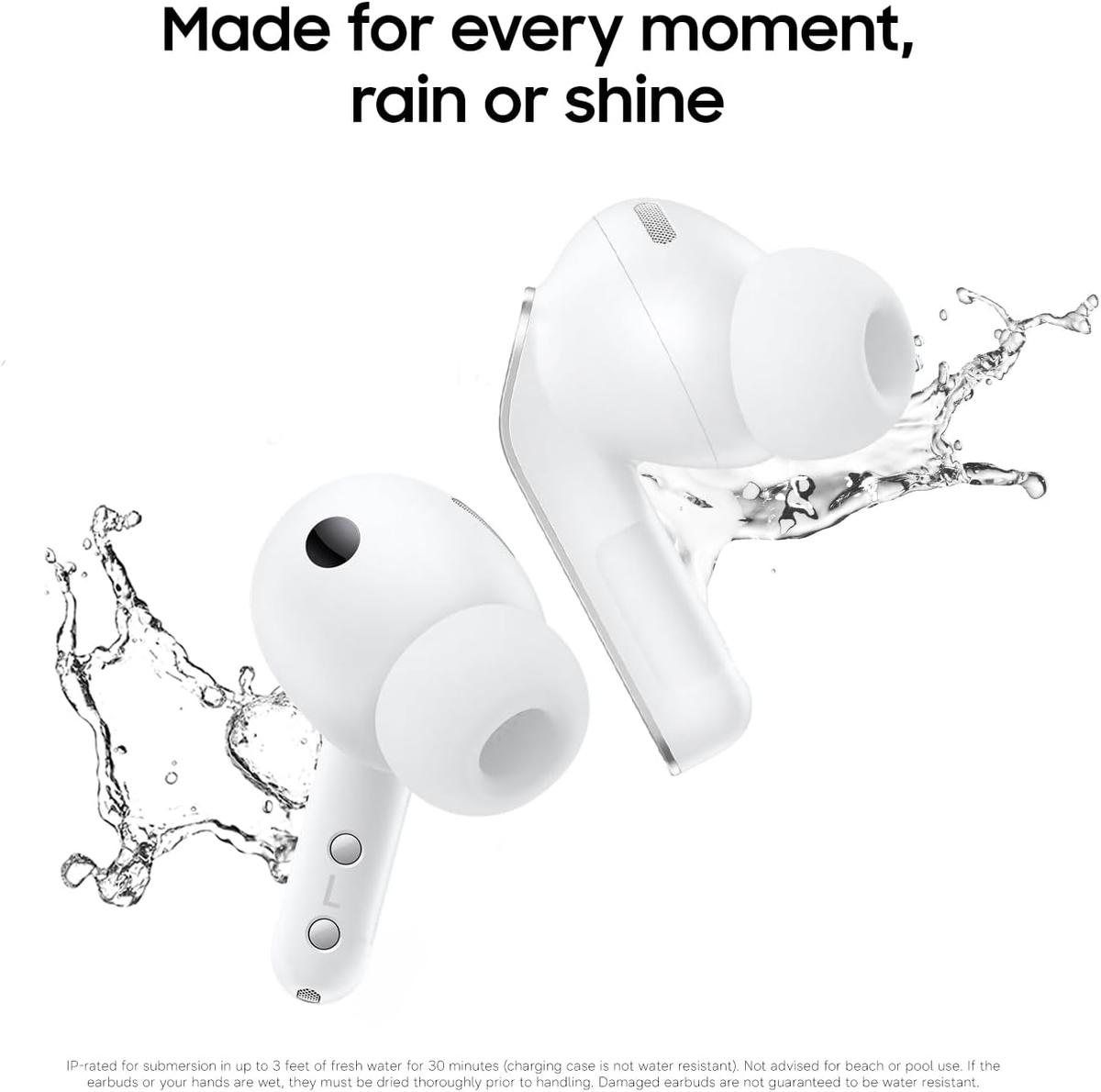 Samsung Galaxy Buds 4 Pro (2026) AI True Wireless Bluetooth Earbuds, White | Hi-Res Audio, 2-Way Speaker, ANC 2.0, Optimized Comfort, IP57 (White), photo 6 of 7