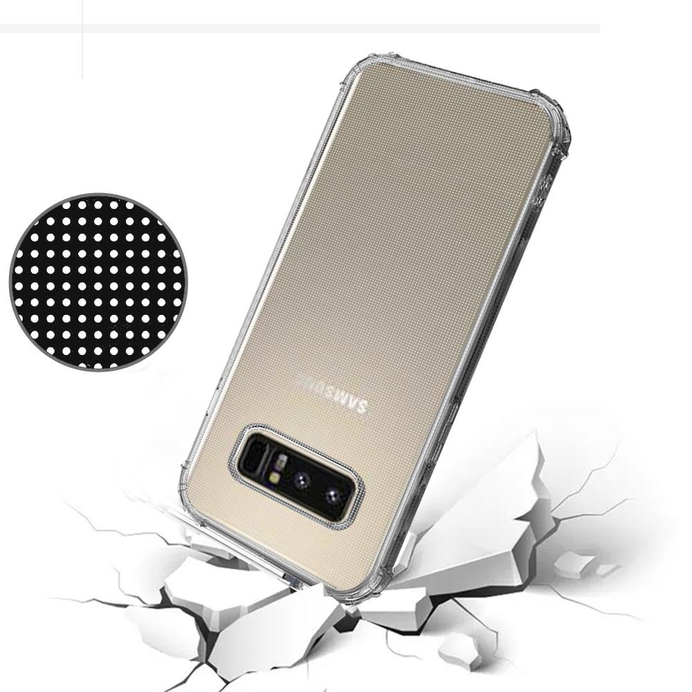 Samsung Galaxy Note 8 Shockproof Transparent Thick TPU Case Cover - Clear, photo 3 of 3