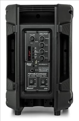 8" Portable 40-Watt-Continous-Power Bluetooth Speaker with Lights and Microphone, photo 3 of 5