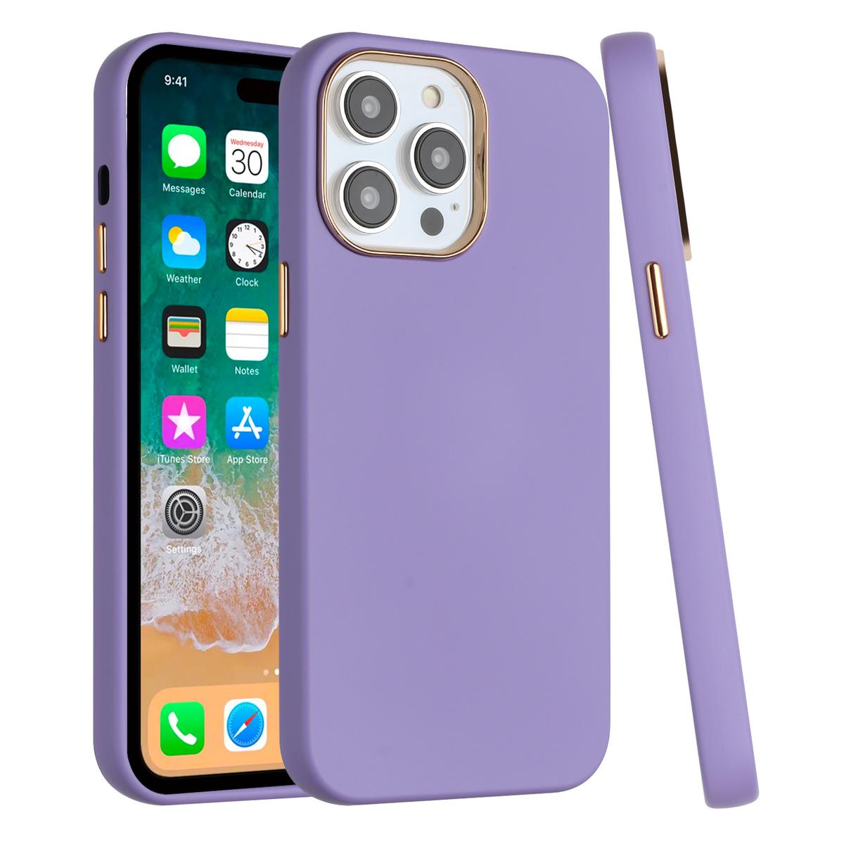 Apple iPhone 14 PRO MAX 6.7" Classy Slick Chrome-Edged Hybrid Case Cover – Elegant & Durable Protection, photo 6 of 11