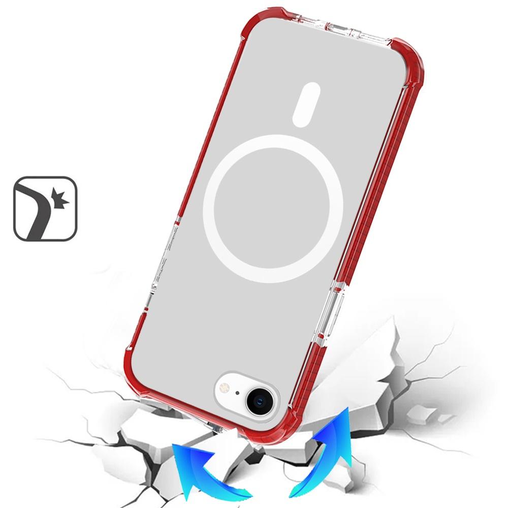 iPhone 16E / SE4 Acrylic Magnetic Circle Hybrid Case – 2.5mm Transparent Shockproof MagSafe-Ready Cover, photo 8 of 9