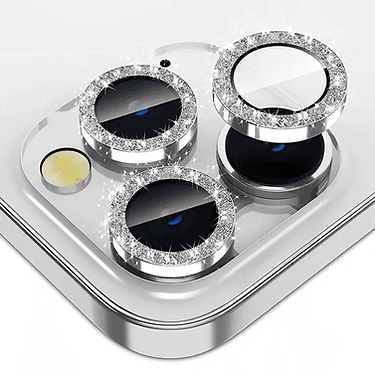 Diamond Tempered Glass Camera Lens Protector for iPhone 15 & 14 – Ultra Clear & Scratch Resistant