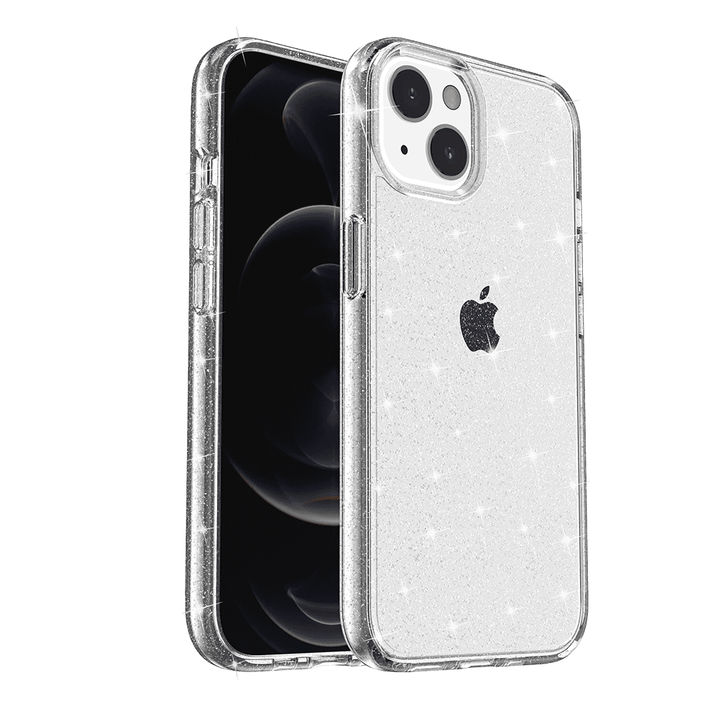 iPhone 15 Plus Glitter Ultra Thick 3mm Transparent Hybrid Case Cover, photo 4 of 5