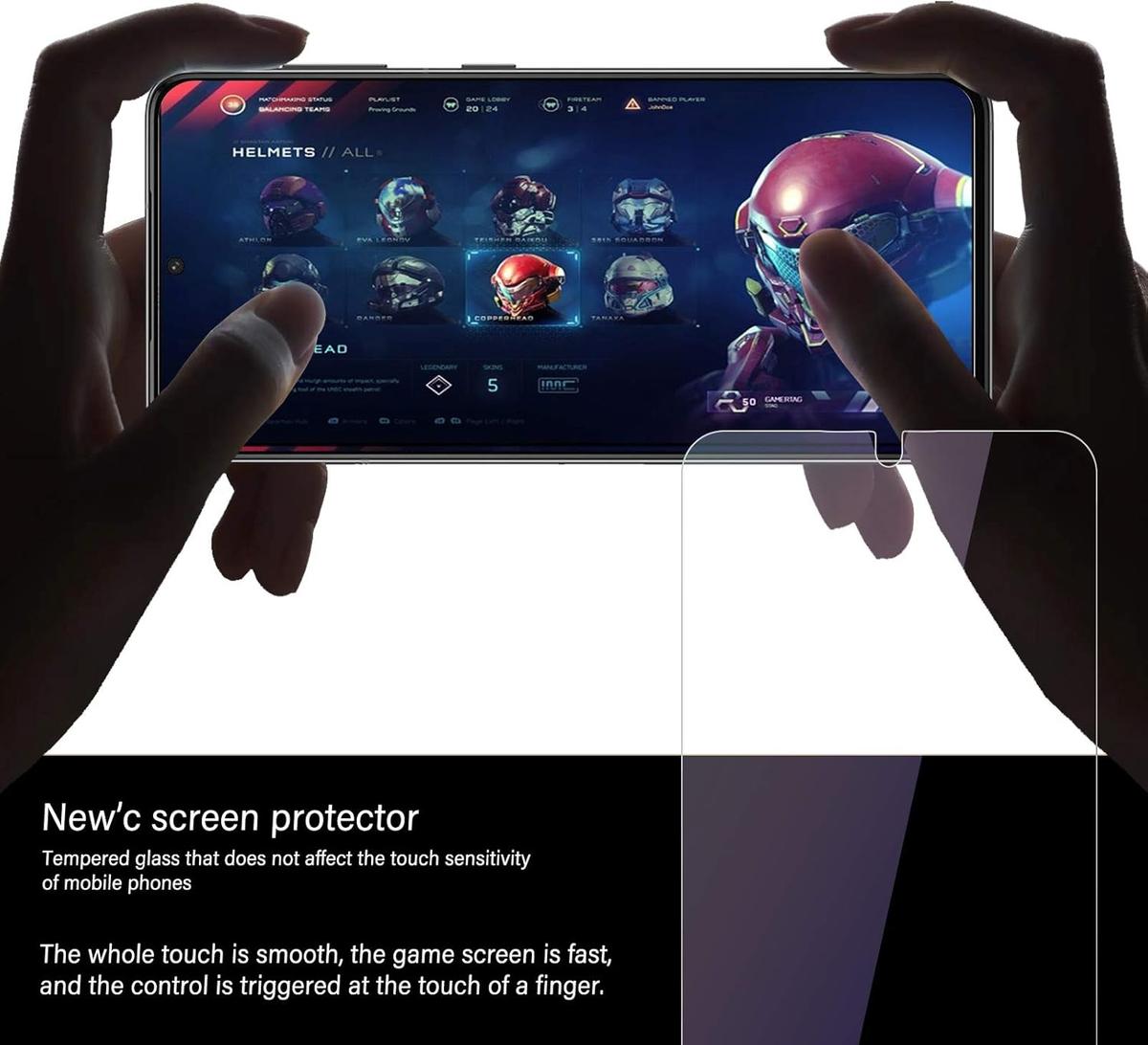 Tempered Glass Screen Protector for Samsung Galaxy S21 – Durable, Anti-Fingerprint & HD Clear, photo 4 of 4